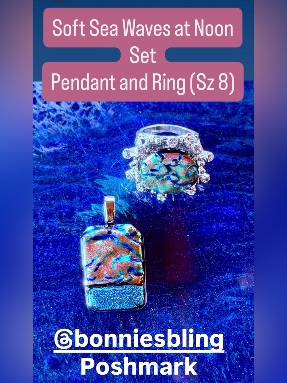 Bonnie’s Bling One Of A Kind Fused Glass Jewelry and Accessories to Wear.